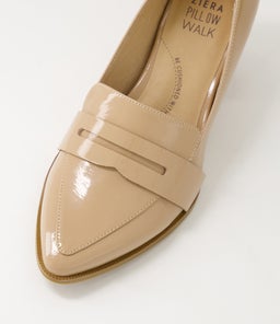 VAMITY XW ZR TAUPE PATENT LEATHER