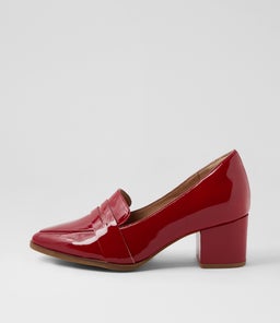 VAMITY XW ZR DK RED PATENT LEATHER