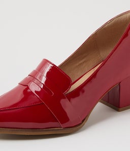 VAMITY XW ZR DK RED PATENT LEATHER