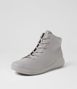 YORKERS XW ZR MISTY GREY DK GREY LEATHER