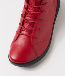 YORKERS XW ZR DK RED BLACK LEATHER