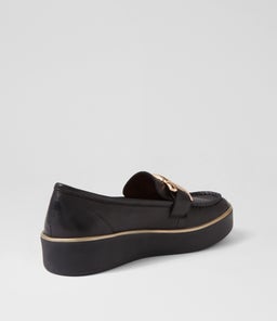 ZURINA W ZR BLACK BLACK SOLE LEATHER