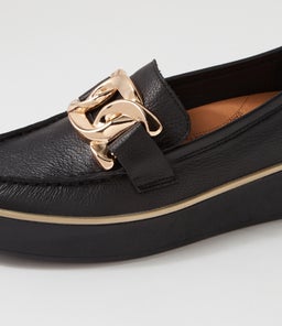 ZURINA W ZR BLACK BLACK SOLE LEATHER