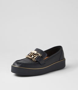 ZURINA W ZR NAVY NAVY SOLE LEATHER