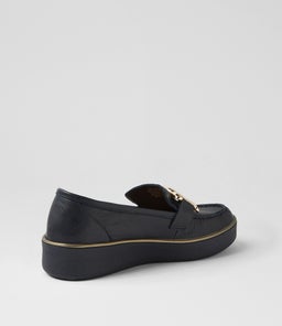 ZURINA W ZR NAVY NAVY SOLE LEATHER