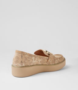 ZURINA W ZR CAMEL MINK METAL LEATHER