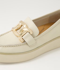 ZURINA W ZR MILK MILK SOLE LEATHER