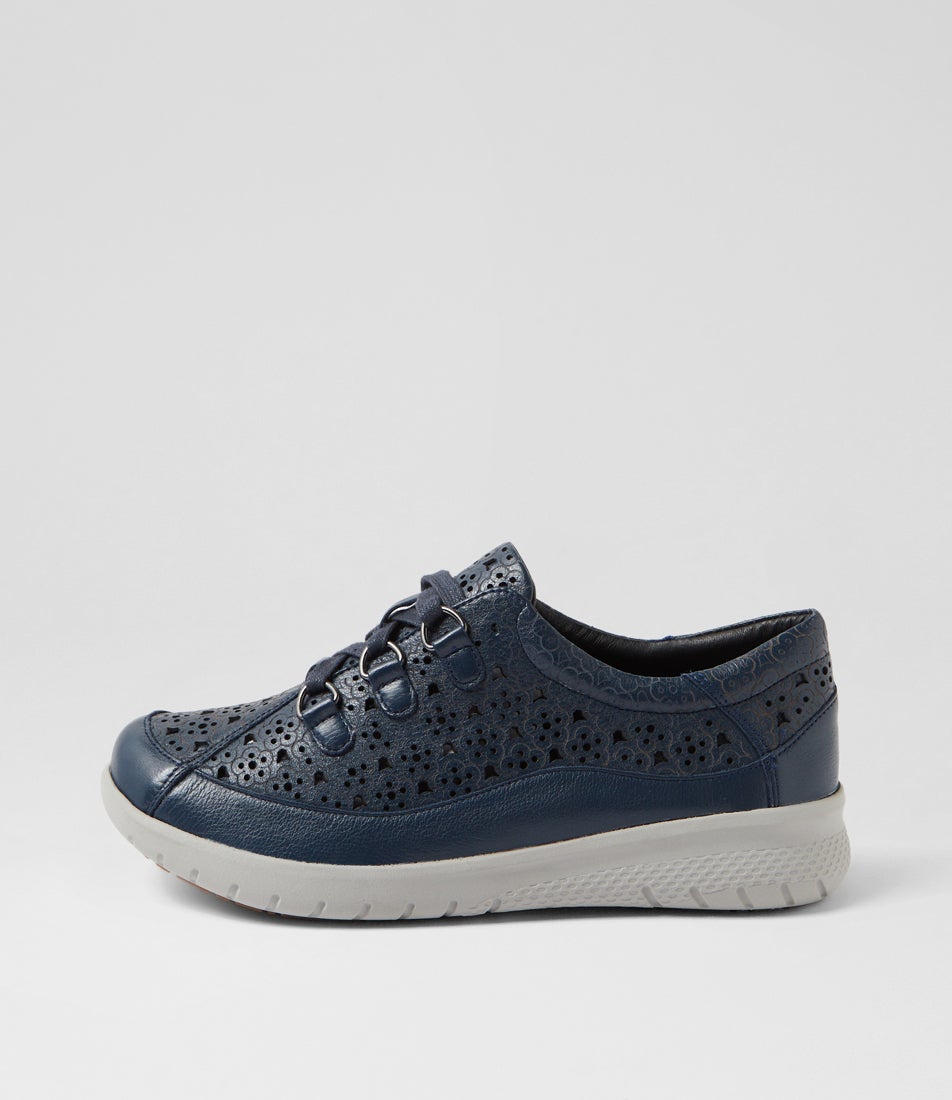 Sarmi Xf Navy Leather Sneakers Sarmi Xf Navy Leather Sneakers
