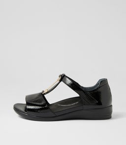 DEZA W ZR BLACK PATENT LEATHER