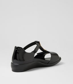 DEZA W ZR BLACK PATENT LEATHER