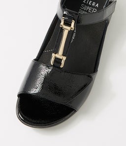DEZA W ZR BLACK PATENT LEATHER