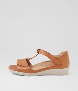 DEZA W ZR DK TAN LEATHER