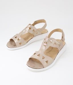 ISLANDO W ZR PLATINO SCRATCH LEATHER