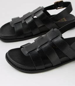 HESSA W ZR BLACK LEATHER