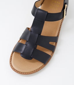 JONSTON W ZR BLACK NATURAL HEEL LEATHER