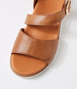 VAMSY W ZR TAN WHITE SOLE LEATHER