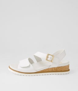 VAMSY W ZR WHITE WHITE SOLE LEATHER