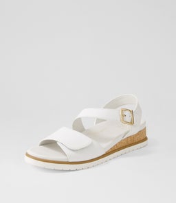 VAMSY W ZR WHITE WHITE SOLE LEATHER