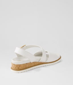 VAMSY W ZR WHITE WHITE SOLE LEATHER