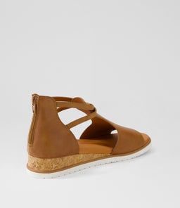 VEERAY W ZR TAN WHITE SOLE LEATHER