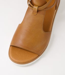 VEERAY W ZR TAN WHITE SOLE LEATHER