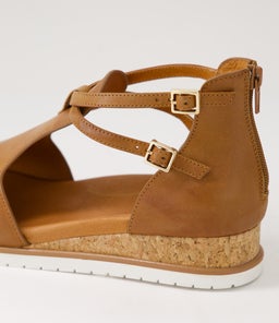 VEERAY W ZR TAN WHITE SOLE LEATHER