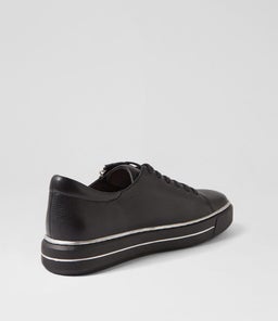 KERK W ZR BLACK BLACK SOLE TUMBLE LEATHER
