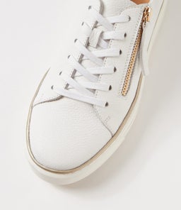 KERK W ZR WHITE TUMBLE LEATHER