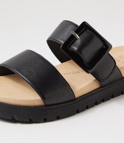 NAWRA XW ZR BLACK BLACK SOLE LEATHER