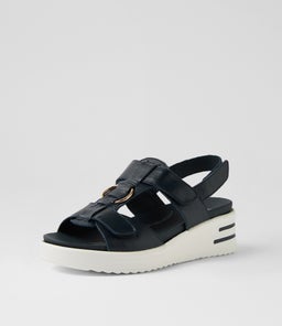 SASSON XW ZR NAVY WHITE SOLE LEATHER