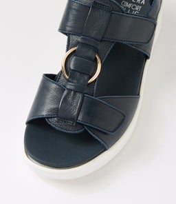 SASSON XW ZR NAVY WHITE SOLE LEATHER
