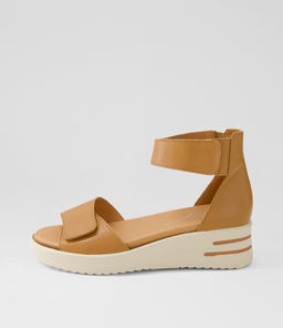 SOFIO XW ZR DK TAN VANILLA SOLE LEATHER
