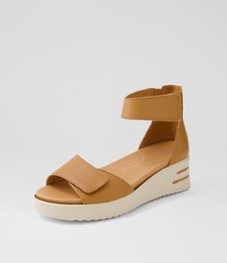 SOFIO XW ZR DK TAN VANILLA SOLE LEATHER