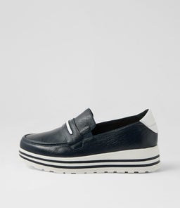 VICES XF ZR NAVY WHITE LEATHER