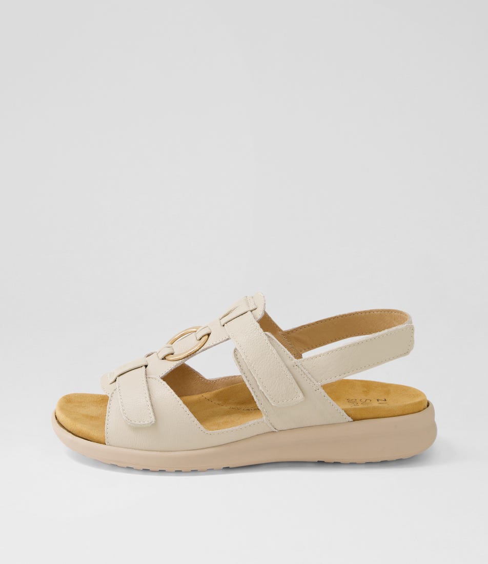 Brisa Xw Almond Leather Sandals Brisa Xw Almond Leather Sandals