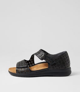 BIZZA XW ZR BLACK BLACK SOLE LEATHER
