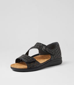 BIZZA XW ZR BLACK BLACK SOLE LEATHER