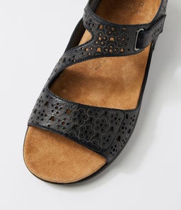 BIZZA XW ZR BLACK BLACK SOLE LEATHER