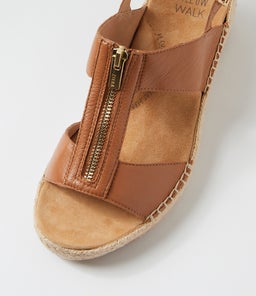 KIPTA XW ZR DK TAN LEATHER