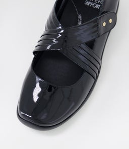 JEQUIE XF ZR BLACK PATENT LEATHER