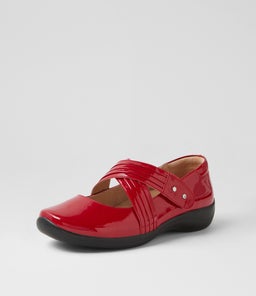 JEQUIE XF ZR DK RED PATENT LEATHER