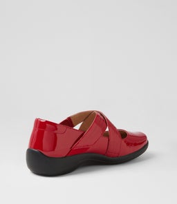 JEQUIE XF ZR DK RED PATENT LEATHER