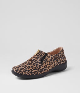 JENDOU XF ZR CAMEL LEOPARD SUEDE