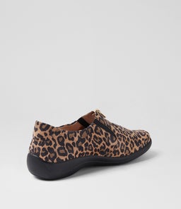 JENDOU XF ZR CAMEL LEOPARD SUEDE