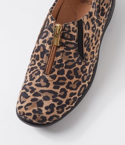 JENDOU XF ZR CAMEL LEOPARD SUEDE