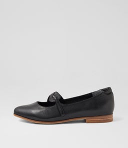 OWAIS XF ZR BLACK NATURAL HEEL LEATHER