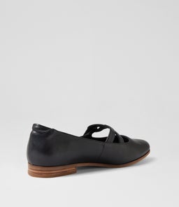 OWAIS XF ZR BLACK NATURAL HEEL LEATHER