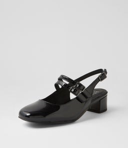 TIARA W ZR BLACK PATENT LEATHER