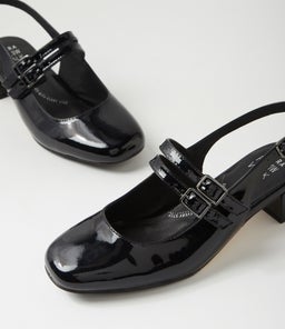 TIARA W ZR BLACK PATENT LEATHER