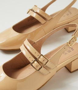 TIARA W ZR NUDE PATENT LEATHER